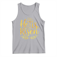 He Is Risen Tank Top Jesus Easter Religious Christians - Wonder Print Shop