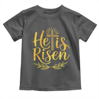 He Is Risen Toddler T Shirt Jesus Easter Religious Christians - Wonder Print Shop