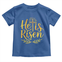 He Is Risen Toddler T Shirt Jesus Easter Religious Christians - Wonder Print Shop