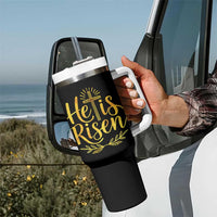 He Is Risen Tumbler With Handle Jesus Easter Religious Christians - Wonder Print Shop