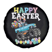 Boys Happy Easter Bunny Monster Truck Spare Tire Cover Eggs Cool Rabbit Car Lovers Toddler - Wonder Print Shop