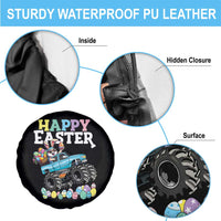 Boys Happy Easter Bunny Monster Truck Spare Tire Cover Eggs Cool Rabbit Car Lovers Toddler - Wonder Print Shop