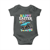Boys Happy Easter Bunny Monster Truck Baby Onesie Eggs Cool Rabbit Car Lovers Toddler - Wonder Print Shop