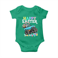Boys Happy Easter Bunny Monster Truck Baby Onesie Eggs Cool Rabbit Car Lovers Toddler - Wonder Print Shop