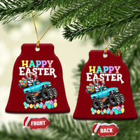 Boys Happy Easter Bunny Monster Truck Ceramic Ornament Eggs Cool Rabbit Car Lovers Toddler - Wonder Print Shop
