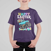 Boys Happy Easter Bunny Monster Truck T Shirt For Kid Eggs Cool Rabbit Car Lovers Toddler - Wonder Print Shop