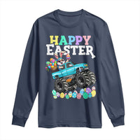 Boys Happy Easter Bunny Monster Truck Long Sleeve Shirt Eggs Cool Rabbit Car Lovers Toddler - Wonder Print Shop