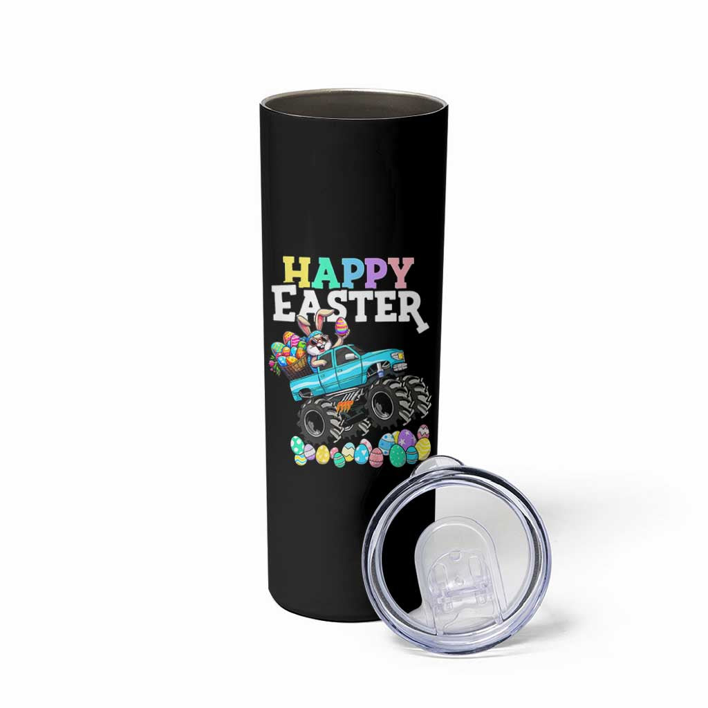 Boys Happy Easter Bunny Monster Truck Skinny Tumbler Eggs Cool Rabbit Car Lovers Toddler - Wonder Print Shop