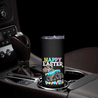 Boys Happy Easter Bunny Monster Truck Skinny Tumbler Eggs Cool Rabbit Car Lovers Toddler - Wonder Print Shop
