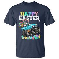 Boys Happy Easter Bunny Monster Truck T Shirt Eggs Cool Rabbit Car Lovers Toddler - Wonder Print Shop
