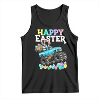 Boys Happy Easter Bunny Monster Truck Tank Top Eggs Cool Rabbit Car Lovers Toddler - Wonder Print Shop