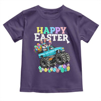 Boys Happy Easter Bunny Monster Truck Toddler T Shirt Eggs Cool Rabbit Car Lovers Toddler - Wonder Print Shop