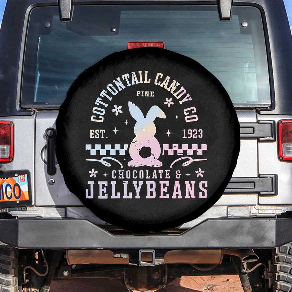 Cottontail Candy Company Easter Spare Tire Cover Carrot Bunny Rabbit Family Matching - Wonder Print Shop