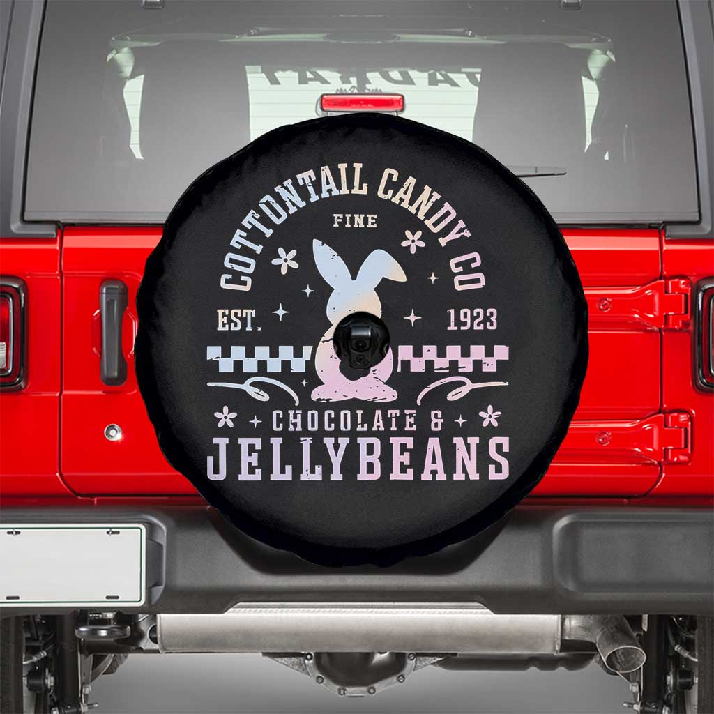 Cottontail Candy Company Easter Spare Tire Cover Carrot Bunny Rabbit Family Matching - Wonder Print Shop