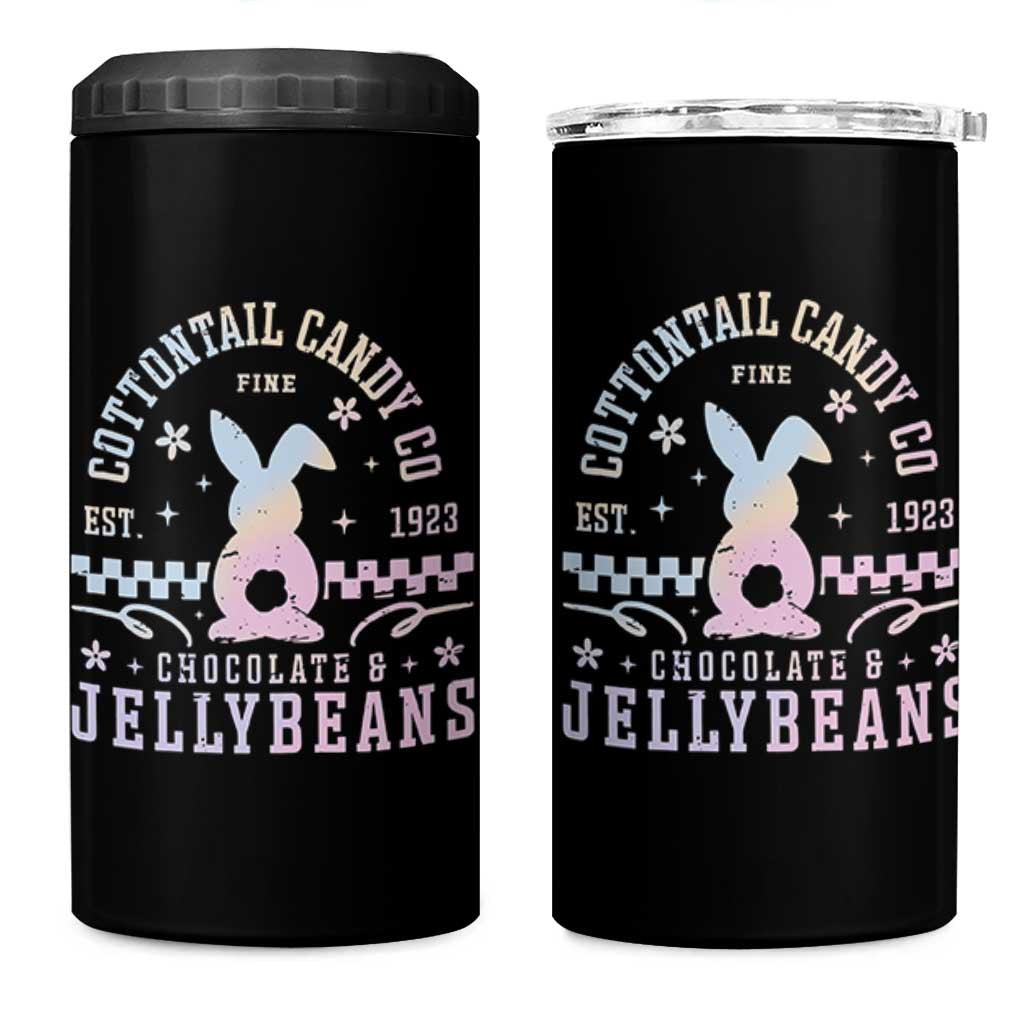 Cottontail Candy Company Easter 4 in 1 Can Cooler Tumbler Carrot Bunny Rabbit Family Matching - Wonder Print Shop