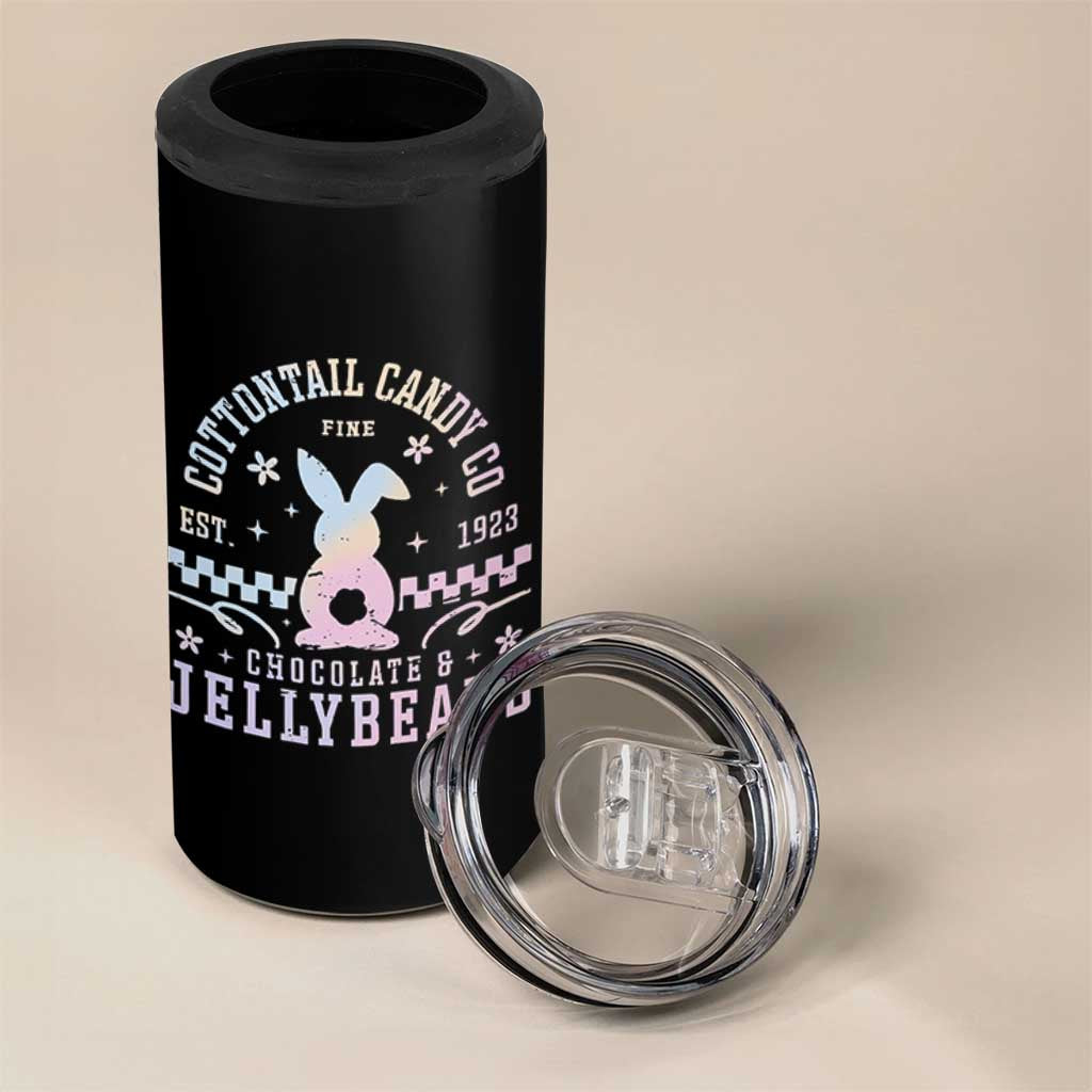 Cottontail Candy Company Easter 4 in 1 Can Cooler Tumbler Carrot Bunny Rabbit Family Matching - Wonder Print Shop