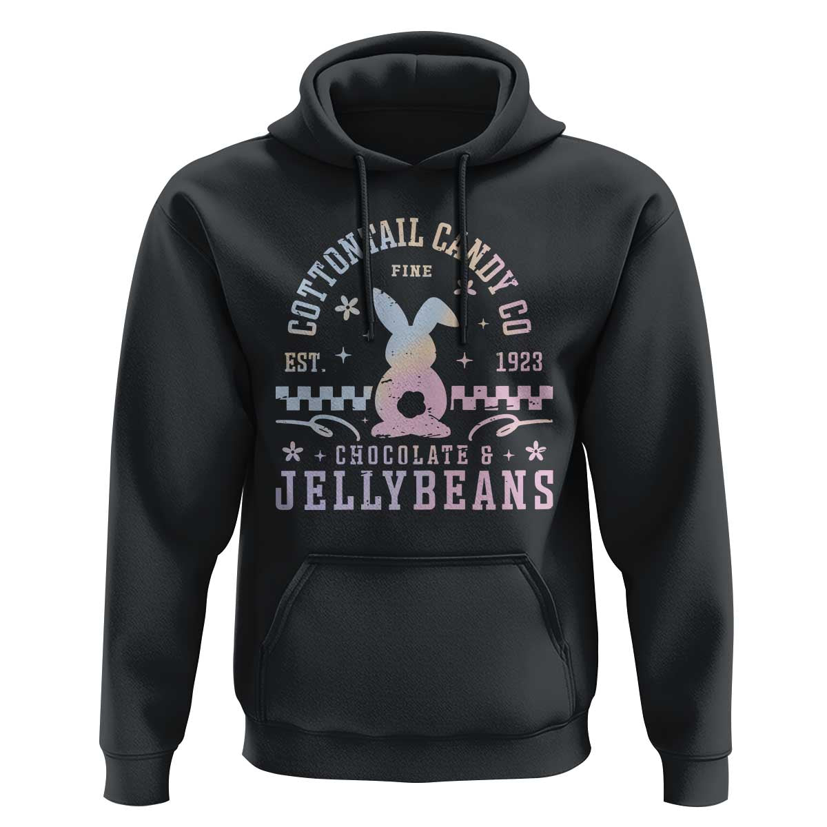Cottontail Candy Company Easter Hoodie Carrot Bunny Rabbit Family Matching - Wonder Print Shop