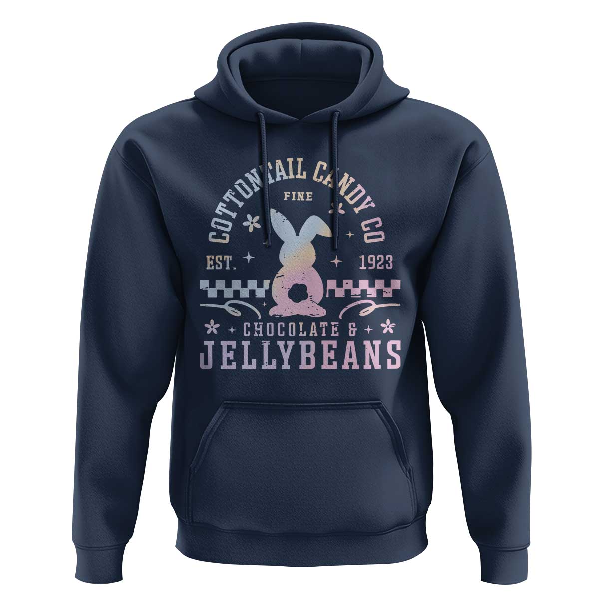 Cottontail Candy Company Easter Hoodie Carrot Bunny Rabbit Family Matching - Wonder Print Shop