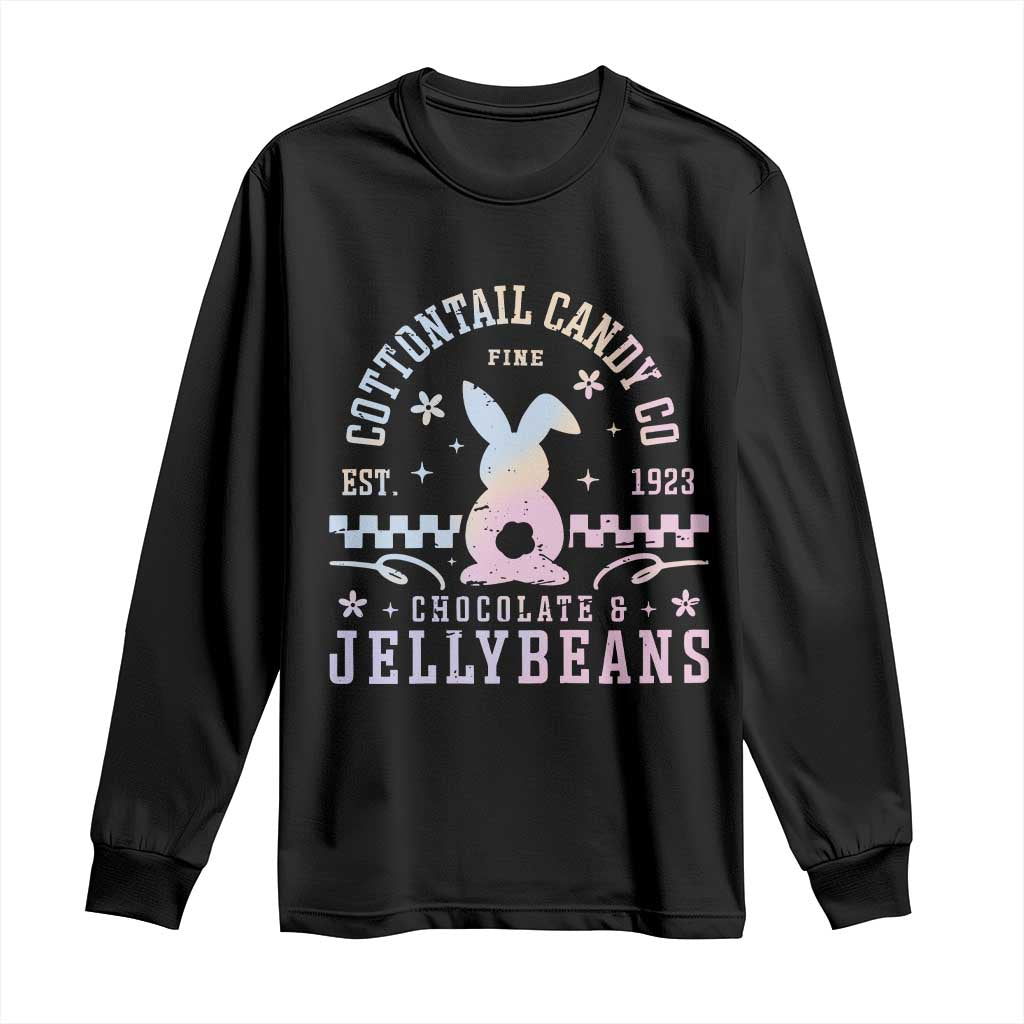 Cottontail Candy Company Easter Long Sleeve Shirt Carrot Bunny Rabbit Family Matching - Wonder Print Shop