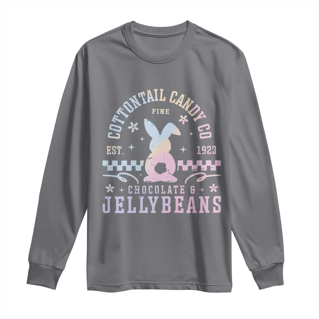 Cottontail Candy Company Easter Long Sleeve Shirt Carrot Bunny Rabbit Family Matching - Wonder Print Shop