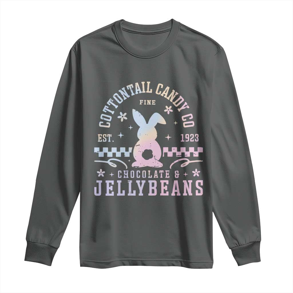Cottontail Candy Company Easter Long Sleeve Shirt Carrot Bunny Rabbit Family Matching - Wonder Print Shop