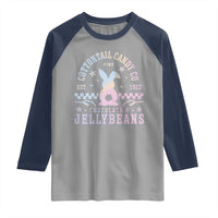 Cottontail Candy Company Easter Raglan Shirt Carrot Bunny Rabbit Family Matching - Wonder Print Shop