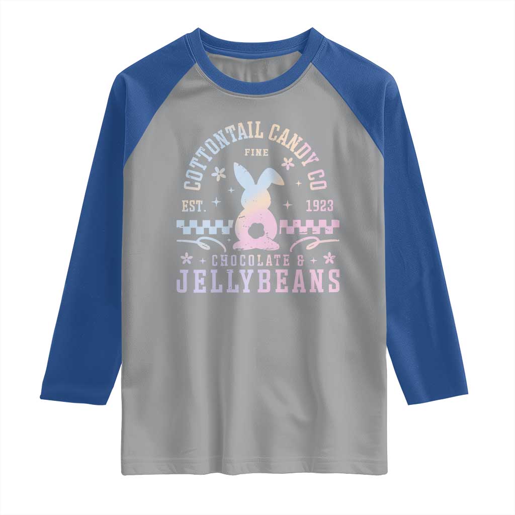 Cottontail Candy Company Easter Raglan Shirt Carrot Bunny Rabbit Family Matching - Wonder Print Shop