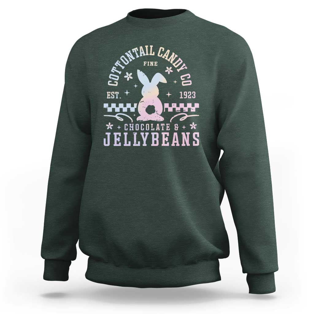 Cottontail Candy Company Easter Sweatshirt Carrot Bunny Rabbit Family Matching - Wonder Print Shop