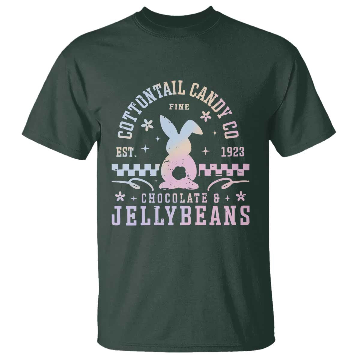 Cottontail Candy Company Easter T Shirt Carrot Bunny Rabbit Family Matching - Wonder Print Shop
