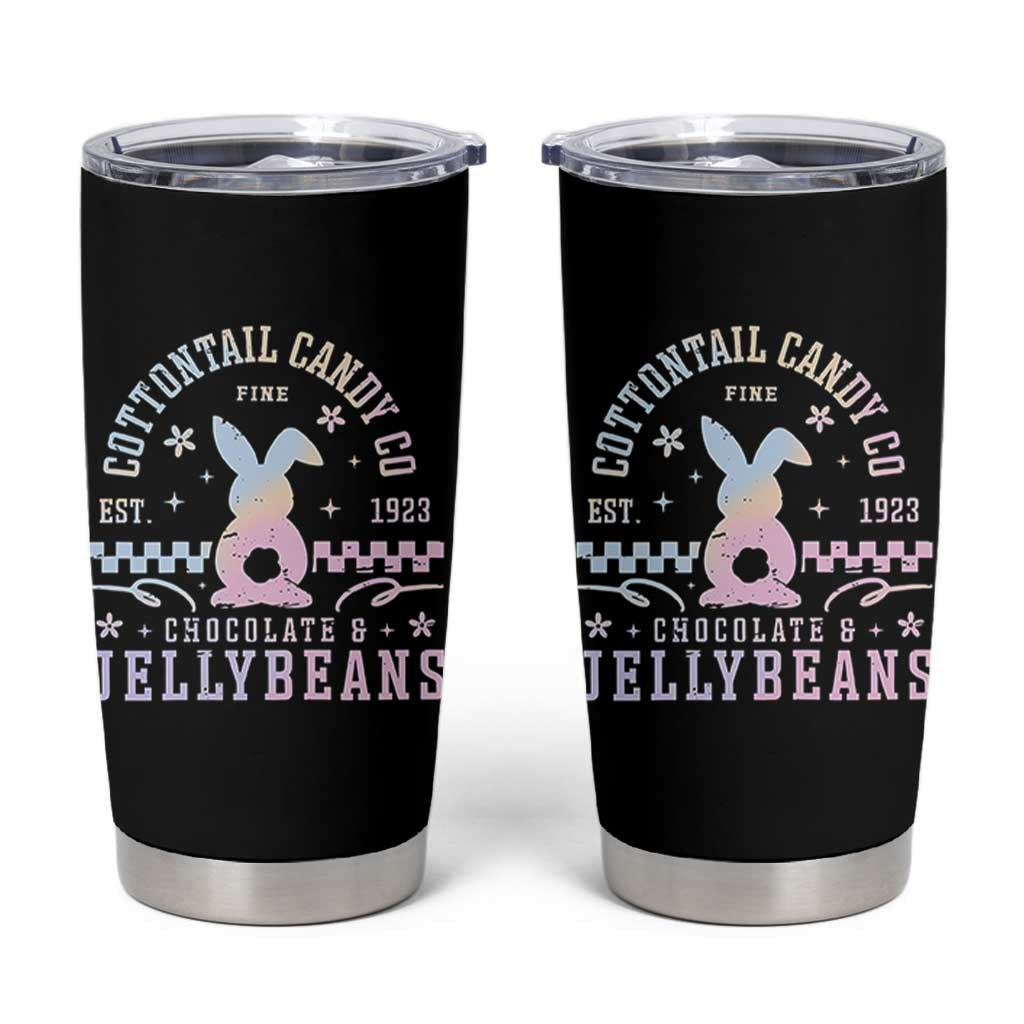 Cottontail Candy Company Easter Tumbler Cup Carrot Bunny Rabbit Family Matching - Wonder Print Shop