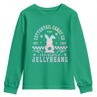 Cottontail Candy Company Easter Youth Sweatshirt Carrot Bunny Rabbit Family Matching - Wonder Print Shop