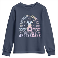 Cottontail Candy Company Easter Youth Sweatshirt Carrot Bunny Rabbit Family Matching - Wonder Print Shop