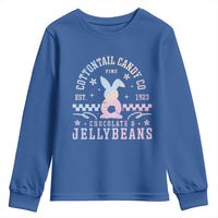 Cottontail Candy Company Easter Youth Sweatshirt Carrot Bunny Rabbit Family Matching - Wonder Print Shop
