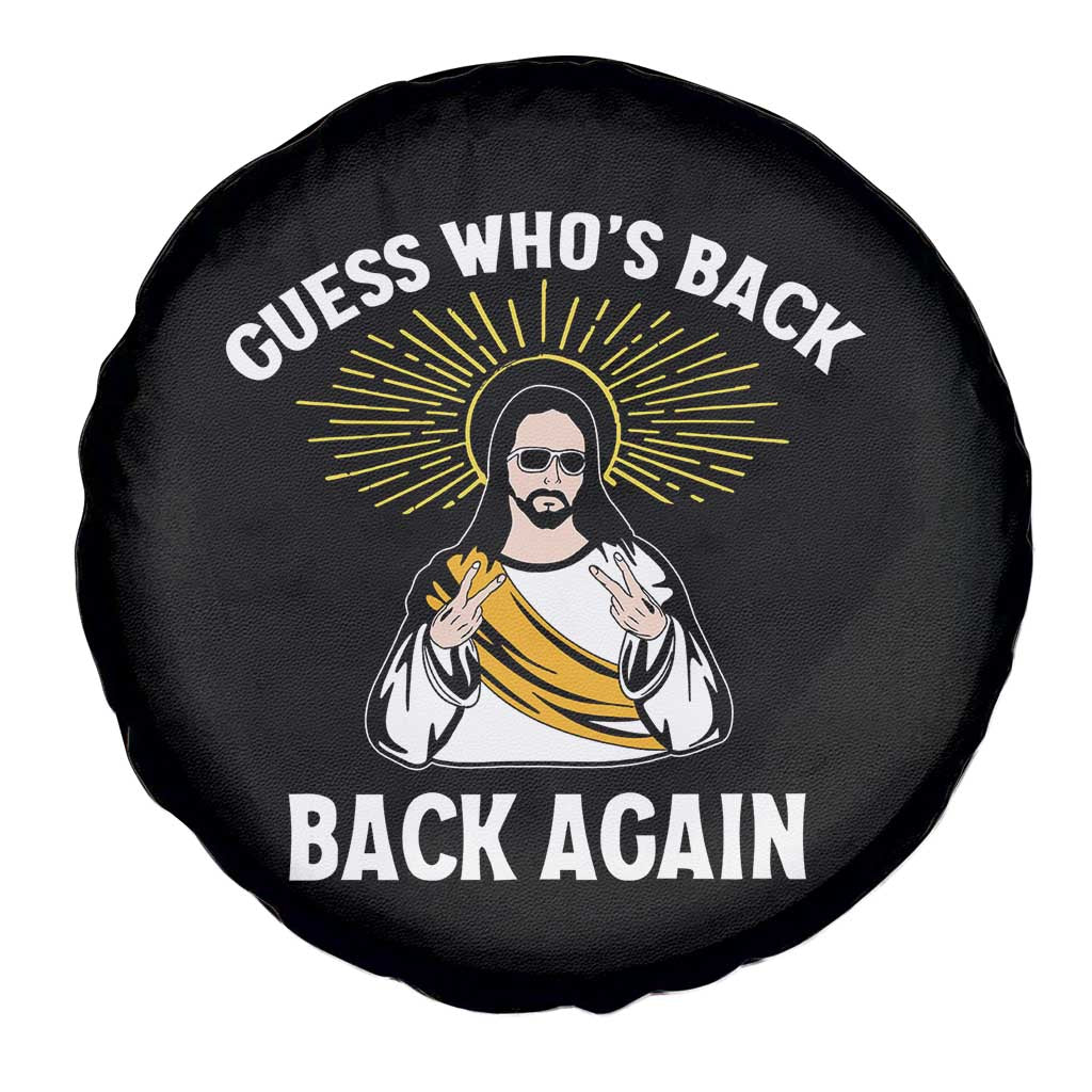 Guess Whos Back Spare Tire Cover Funny Easter Jesus