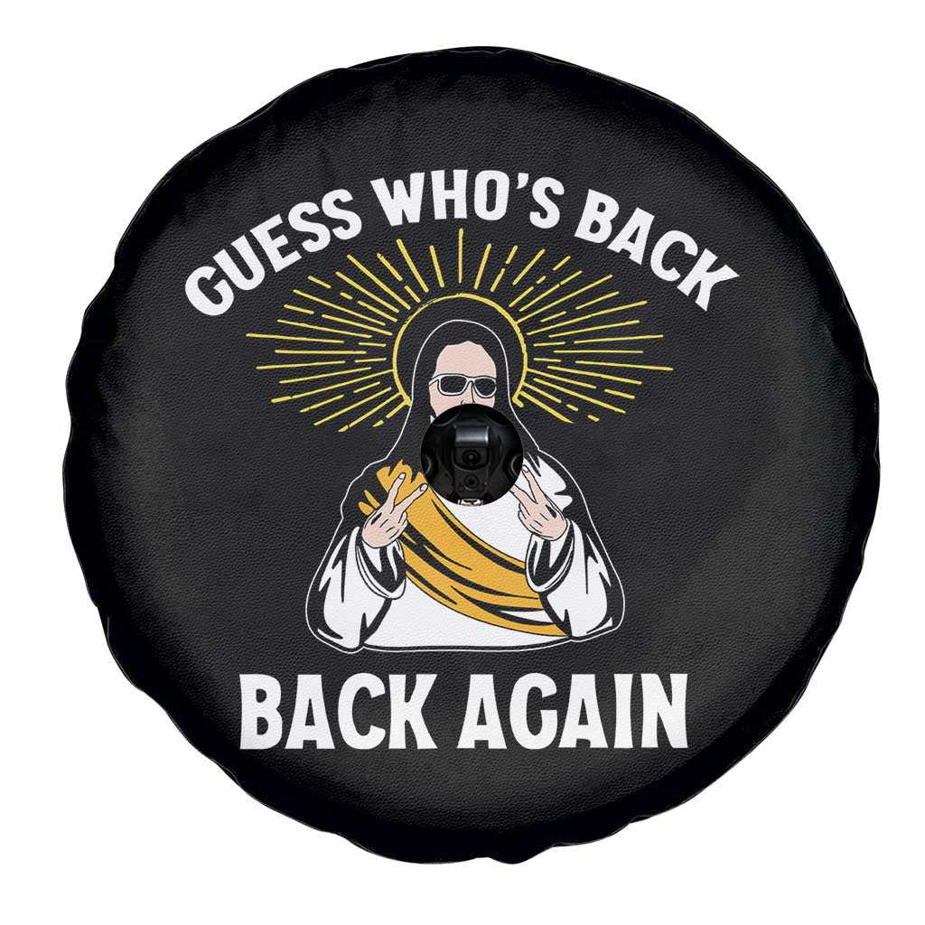Guess Whos Back Spare Tire Cover Funny Easter Jesus