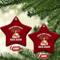 Guess Whos Back Ceramic Ornament Funny Easter Jesus