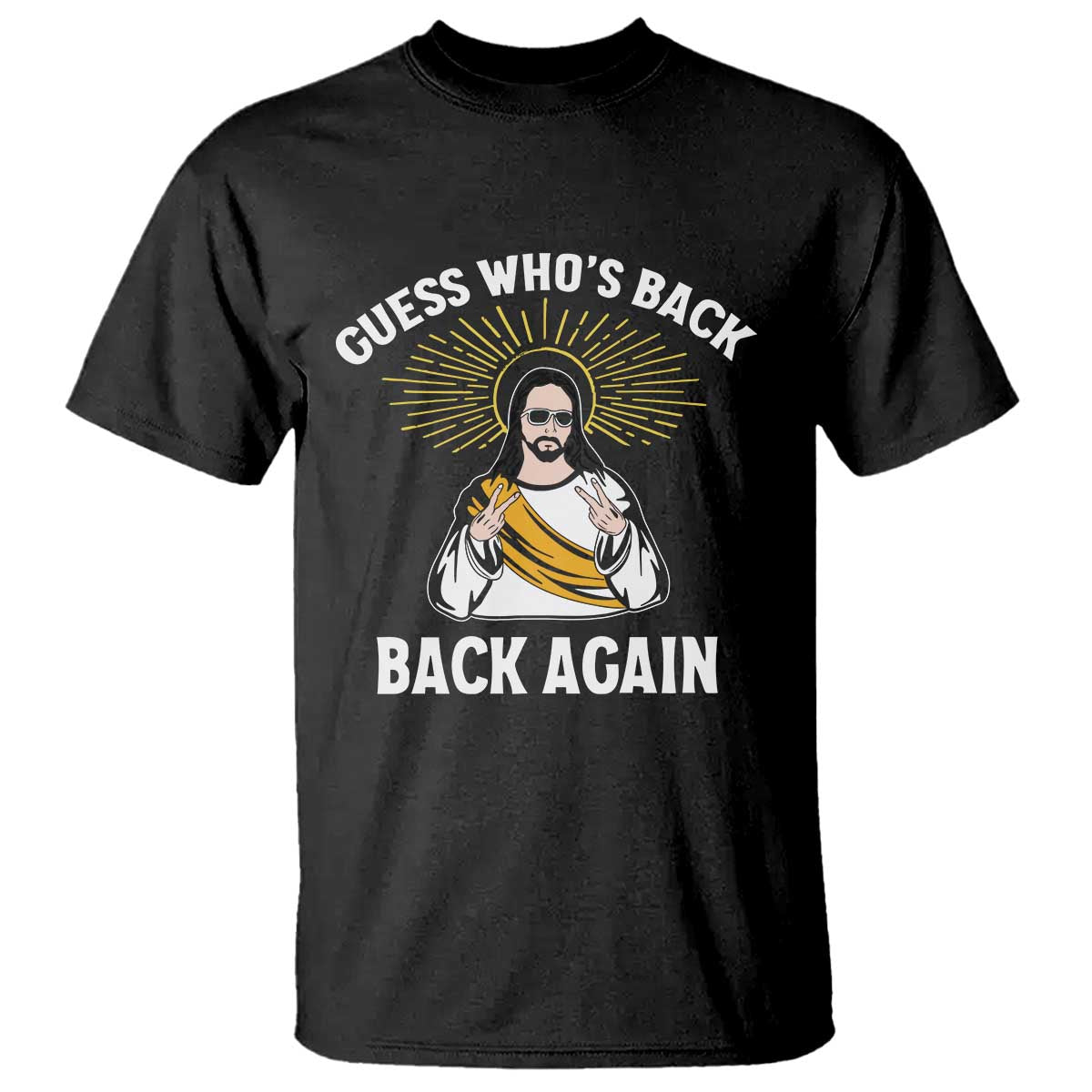 Guess Whos Back T Shirt Funny Easter Jesus