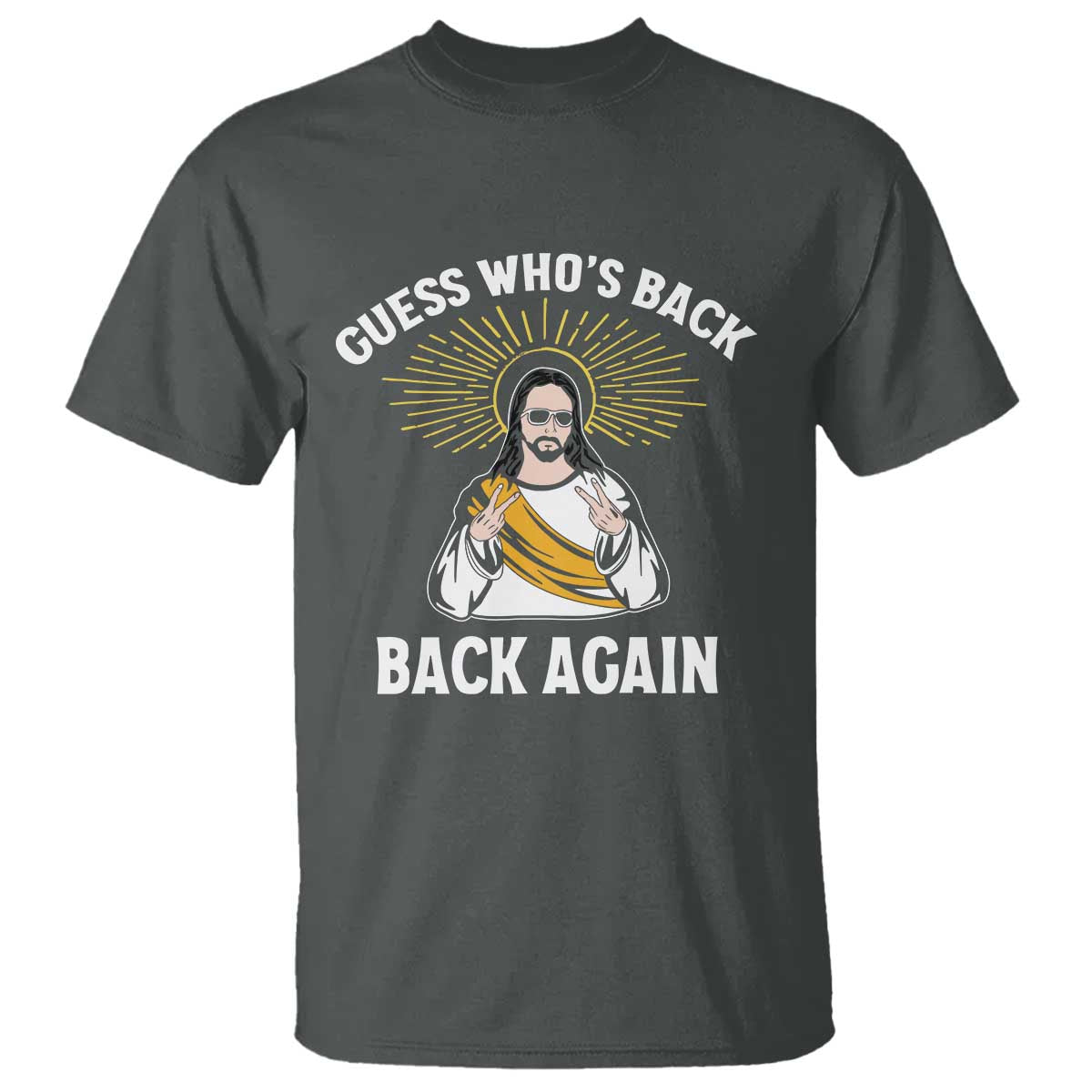 Guess Whos Back T Shirt Funny Easter Jesus