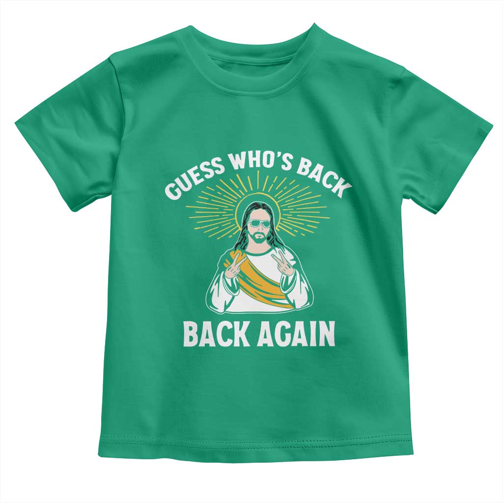 Guess Whos Back Toddler T Shirt Funny Easter Jesus