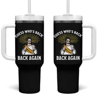 Guess Whos Back Tumbler With Handle Funny Easter Jesus