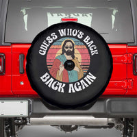 Funny Easter Jesus Spare Tire Cover Retro Vintage Guess Whos Back Again - Wonder Print Shop