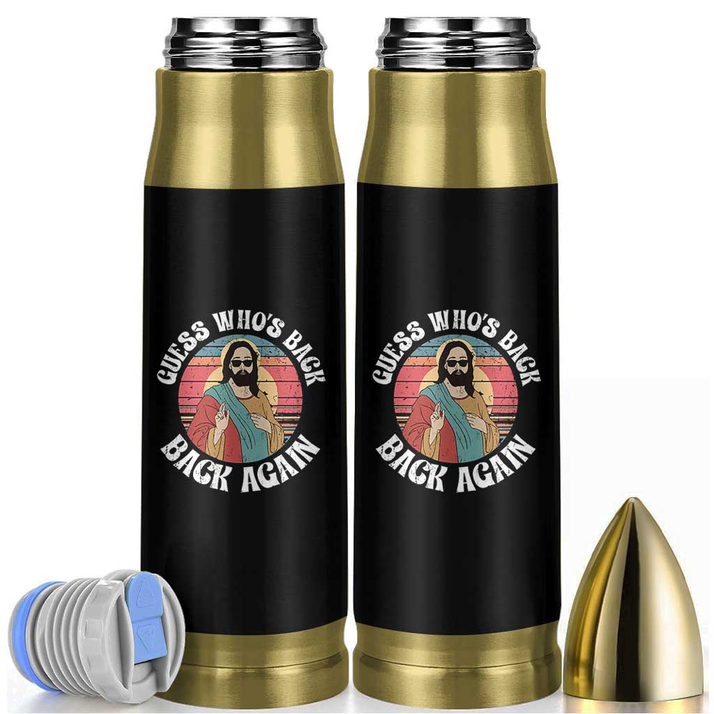 Funny Easter Jesus Bullet Tumbler Retro Vintage Guess Whos Back Again - Wonder Print Shop