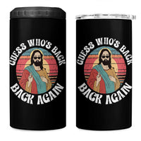 Funny Easter Jesus 4 in 1 Can Cooler Tumbler Retro Vintage Guess Whos Back Again - Wonder Print Shop