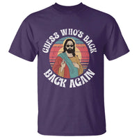 Funny Easter Jesus T Shirt Retro Vintage Guess Whos Back Again - Wonder Print Shop