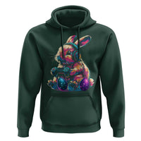 Gamer Rabbit Hoodie Cute Bunny Gaming Eggs Funny Video Games Easter - Wonder Print Shop
