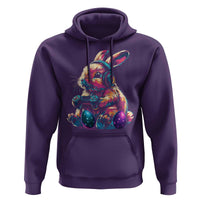 Gamer Rabbit Hoodie Cute Bunny Gaming Eggs Funny Video Games Easter - Wonder Print Shop