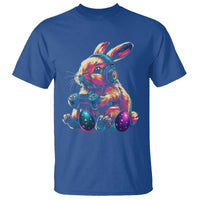 Gamer Rabbit T Shirt Cute Bunny Gaming Eggs Funny Video Games Easter - Wonder Print Shop