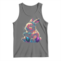 Gamer Rabbit Tank Top Cute Bunny Gaming Eggs Funny Video Games Easter - Wonder Print Shop