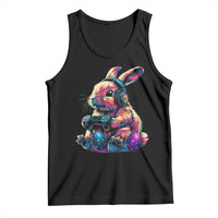 Gamer Rabbit Tank Top Cute Bunny Gaming Eggs Funny Video Games Easter - Wonder Print Shop