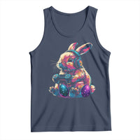 Gamer Rabbit Tank Top Cute Bunny Gaming Eggs Funny Video Games Easter - Wonder Print Shop